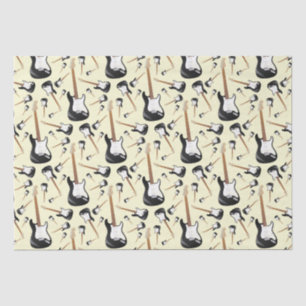Electric Guitar Musician Music Teacher Tissue Paper