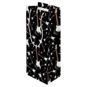 Electric Guitar Musician Music Teacher Wine Gift Bag