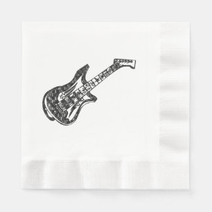 Electric Guitar Napkin