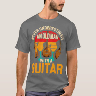 Electric Guitar Old Man Guitarist T-Shirt