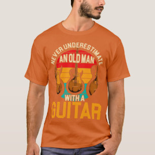 Electric Guitar Old Man Guitarist T-Shirt