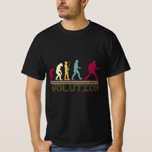 Electric Guitar Player Guitarist Evolution Funny R T-Shirt