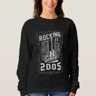 Electric Guitar Player Rock Music Guitarist Born I Sweatshirt