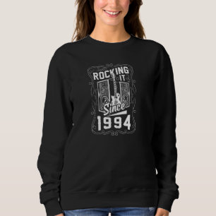 Electric Guitar Player Rock Music Guitarist Born I Sweatshirt