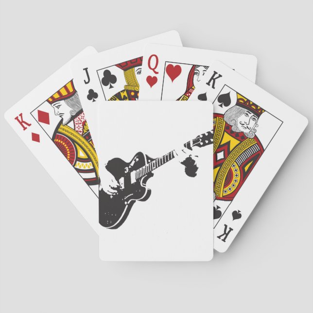 Electric Guitar Playing Cards (Back)