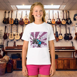 Electric Guitar Pop Art Music Rock Grunge T-Shirt