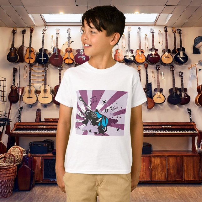 Electric Guitar Pop Art Music Rock Grunge T-Shirt (Creator Uploaded)