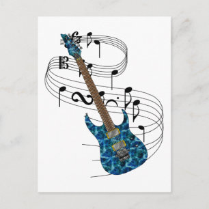 Electric Guitar Postcard