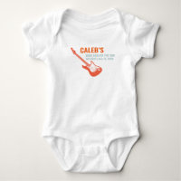 Electric Guitar Rock and Roll Music First Birthday