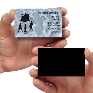 Electric Guitar Rock Music Business Cards