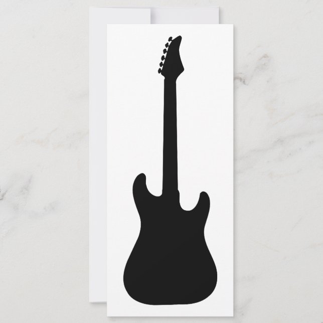 electric guitar silhouette (Front)
