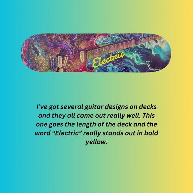 Electric guitar  skateboard (Creator Uploaded)