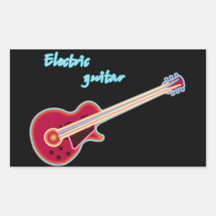 Electric Guitar Stickers