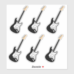 Electric Guitar Stickers