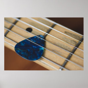 Electric Guitar Strings Poster