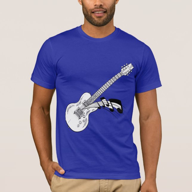 Electric guitar tee shirt (Front)