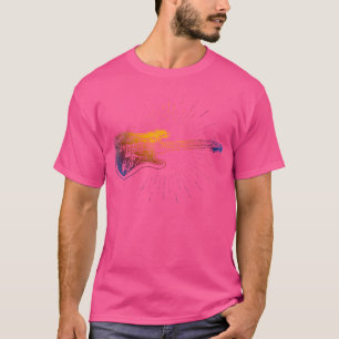Electric Guitar Vibes T Shirt Guitarist Gift Music