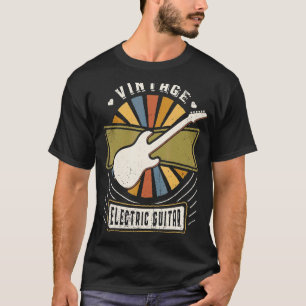 Electric Guitar Vintage Classic Retro Love T-Shirt