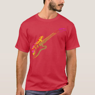 Electric Guitar Vintage Style T-Shirt 100