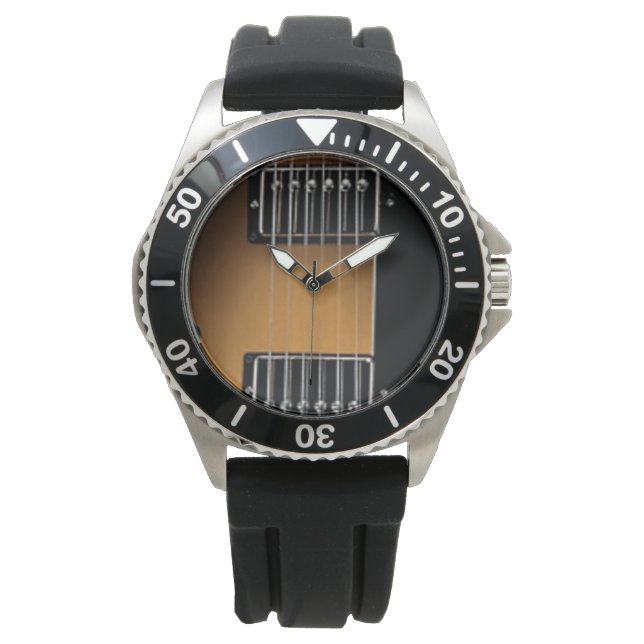 electric guitar watch (Front)