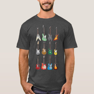 Electric Guitarist Vintage Guitar Collection 2 Pre T-Shirt