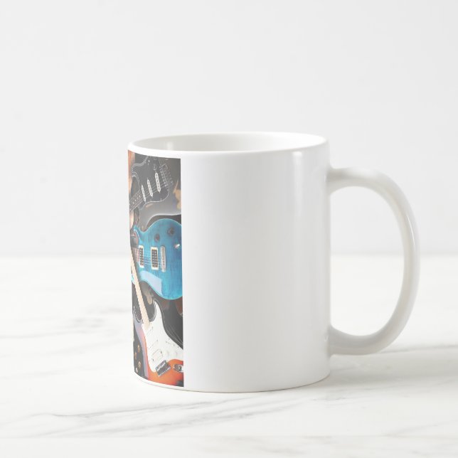 Electric Guitars Concept Coffee Mug (Right)