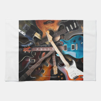 Electric Guitars Concept Tea Towel