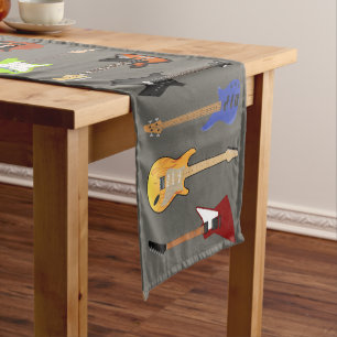 Electric Guitars Medium Table Runner
