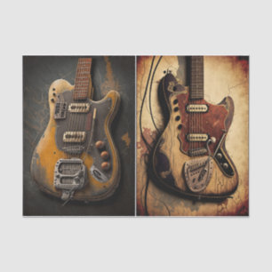 Electric Guitars Tissue Paper