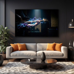 Electric Harmony Canvas Print