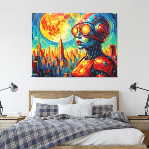 ELECTRIC HEARTBEAT CANVAS PRINT
