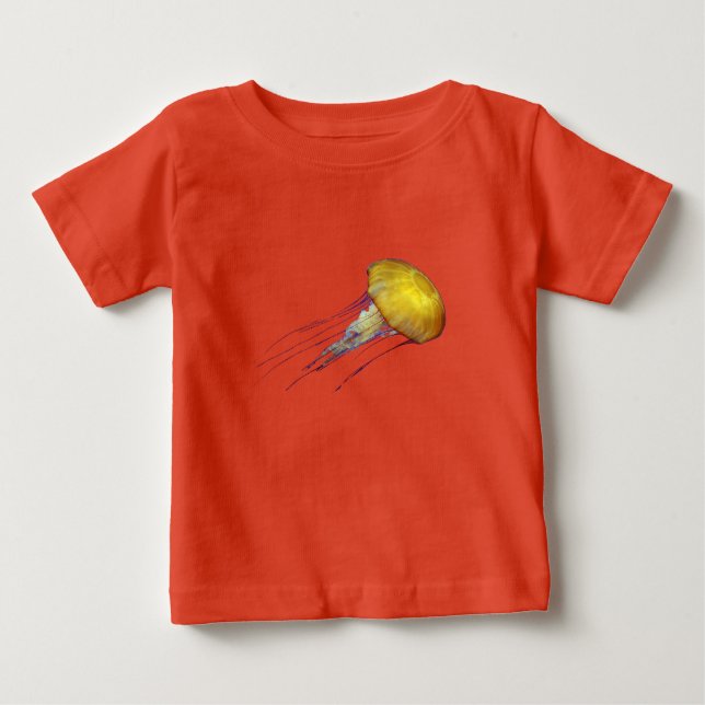 Electric Jellyfish Baby T-Shirt (Front)