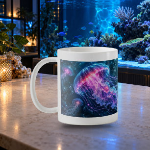 Electric Jellyfish Luminous Ocean Mug