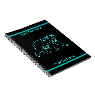 Electric Kodiak Bear Notebook