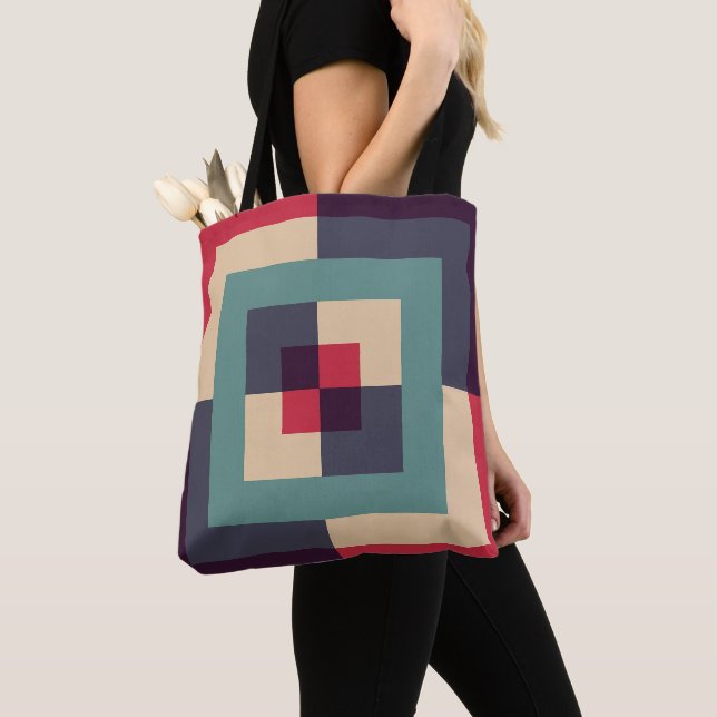 Electric Labyrinth Tote Bag (Close Up)
