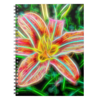 Electric Lily Spiral Notebook