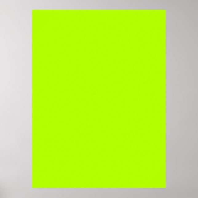 Electric Lime Green Accent Colour Decor Customise (Front)