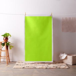 Electric Lime Green Accent Ready to Customise Fabric