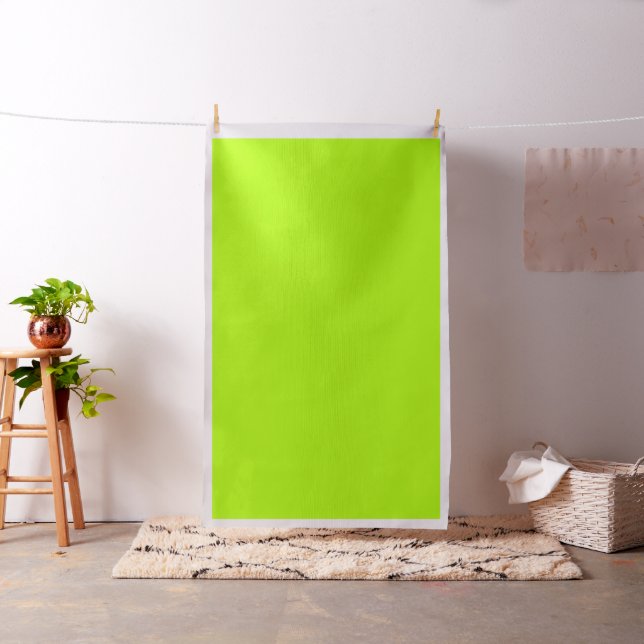 Electric Lime Green Accent Ready to Customise Fabric (In Situ)