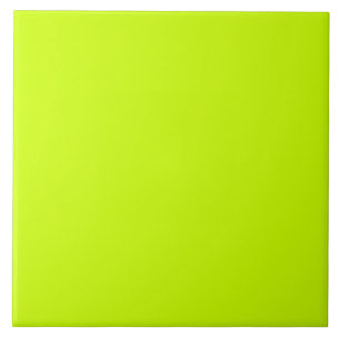 Electric Lime Solid colour  Tile