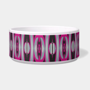 Electric Magenta Mirage Dog Bowl