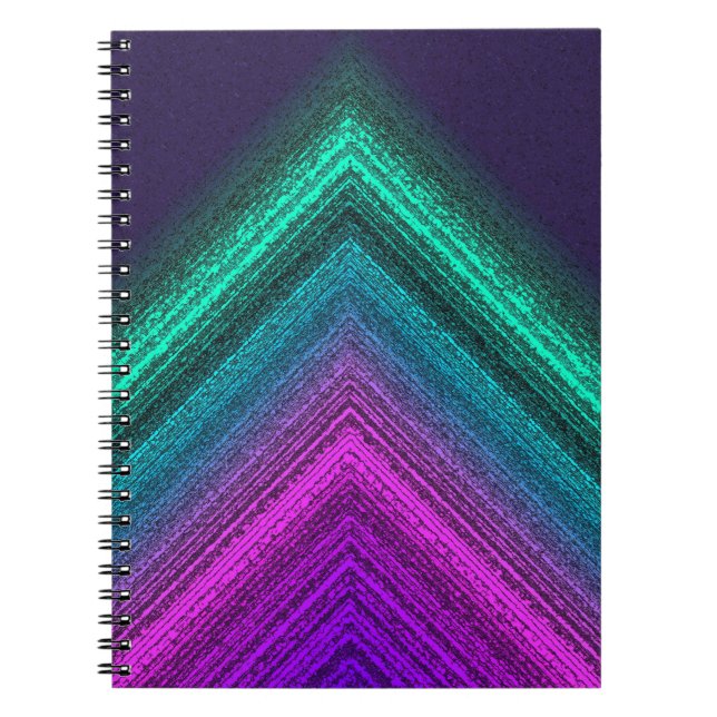 Electric Mountain Green Notebook (Front)