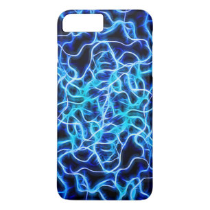 Electric Neon Blue Tesla Coil Lightning Case-Mate iPhone Case