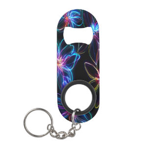 Electric Neon Flower Radiance