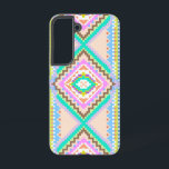 Electric Pastel Dream Kaleidoscope Samsung Galaxy Case<br><div class="desc">A vibrant and energetic geometric design featuring a fusion of soft baby blue, candy pink, and electric neon green. This intricate tribal-inspired pattern creates a rhythmic kaleidoscopic effect that is both retro and futuristic. Perfect for those who want to add a bold, colourful, and unique artistic touch to their everyday...</div>