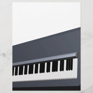 Electric piano keyboard flyer