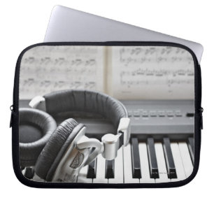 Electric Piano Keyboard Laptop Sleeve