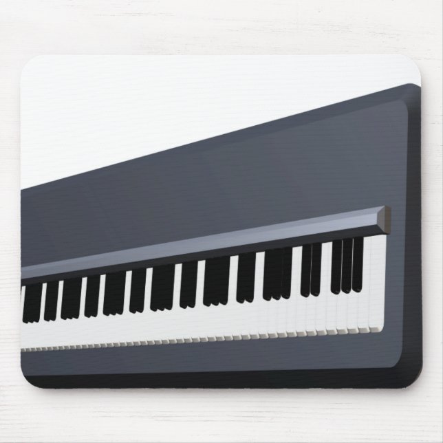 Electric piano keyboard mouse pad (Front)