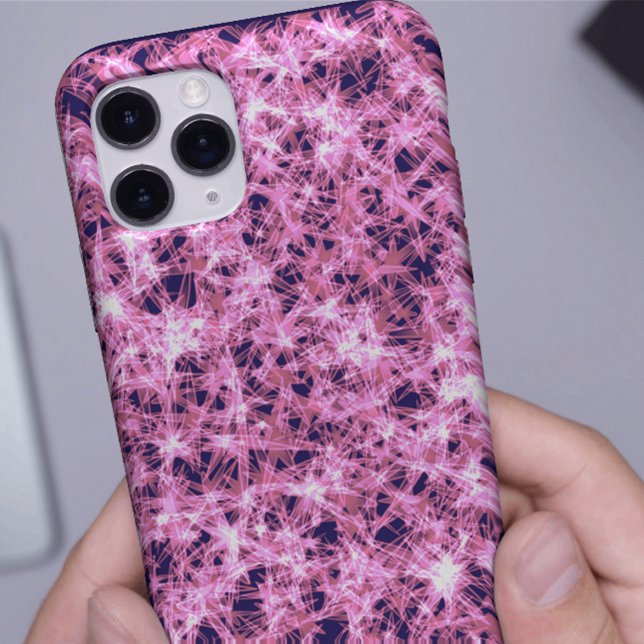 Electric Pink Spark iPhone case (Creator Uploaded)