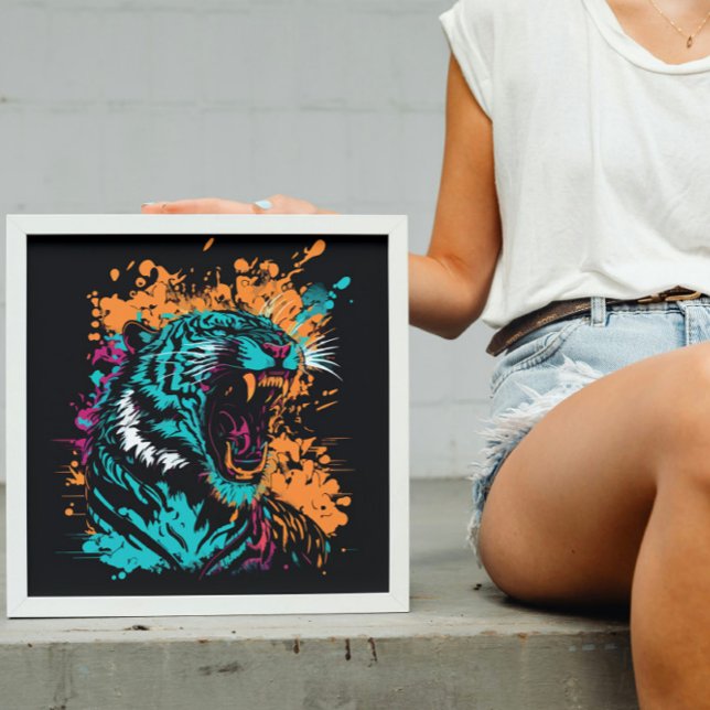 Electric Predator; Roaring Tiger Poster (Creator Uploaded)